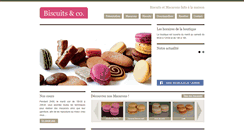 Desktop Screenshot of biscuits-co.fr