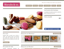 Tablet Screenshot of biscuits-co.fr